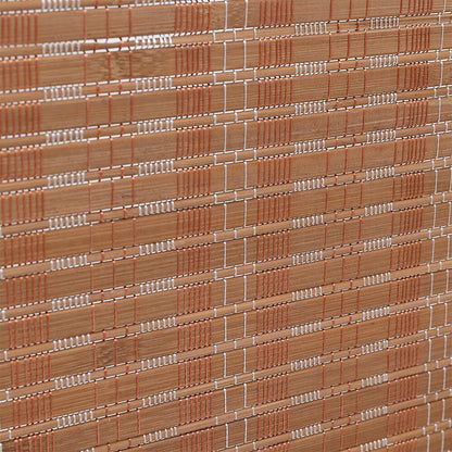 Brown Bamboo Woven 6-Panel Folding Room Divider
