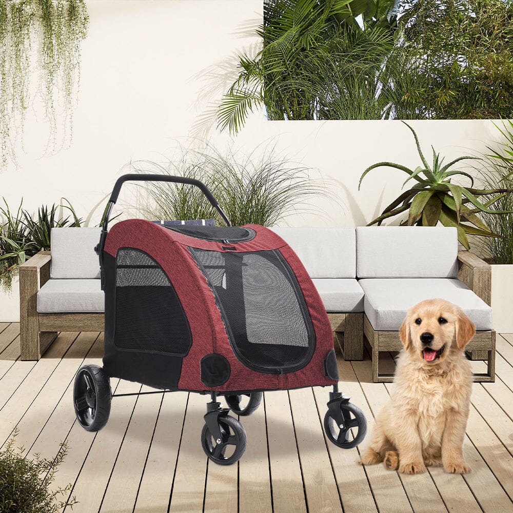 Pets Mood Collapsible Pet Stroller for Cats and Dogs