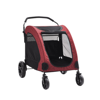 Pets Mood Collapsible Pet Stroller for Cats and Dogs