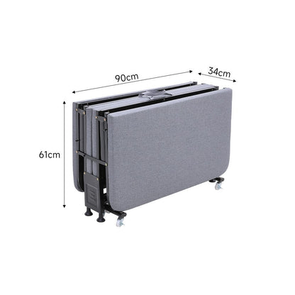 4-Fold Metal Sponge Folding Bed