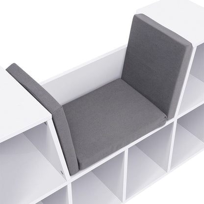 Cozy Kids Bookcase with Reading Seat