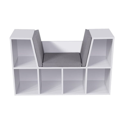 Cozy Kids Bookcase with Reading Seat