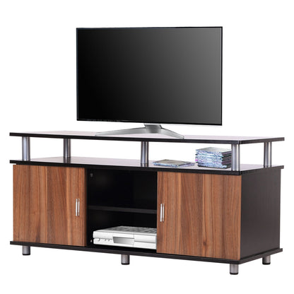 Retro Style TV Unit Stand 120Lx40Wx52.2H cm-Black