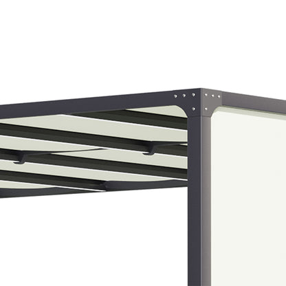 Outsunny 3 x 4m Pergola ogrodowa zewnętrzna - kremowo-biała