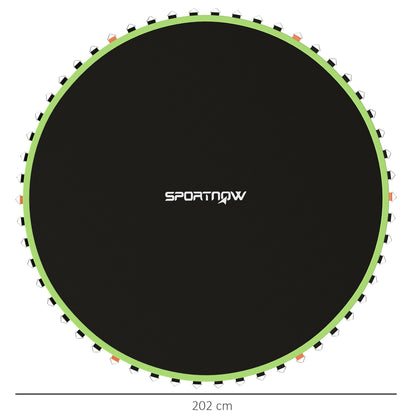 Mata zamienna do trampoliny SPORTNOW z narzędziem do naciągania sprężyn, 42 haki V, do trampoliny 8 stóp ze sprężynami 14 cm, kolor zielony