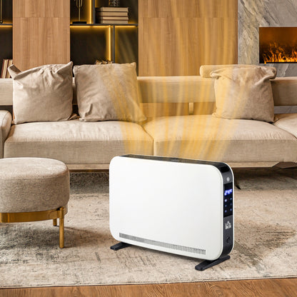 HOMCOM Three-Mode Modern Slimline Heater, 7-35â Temperature