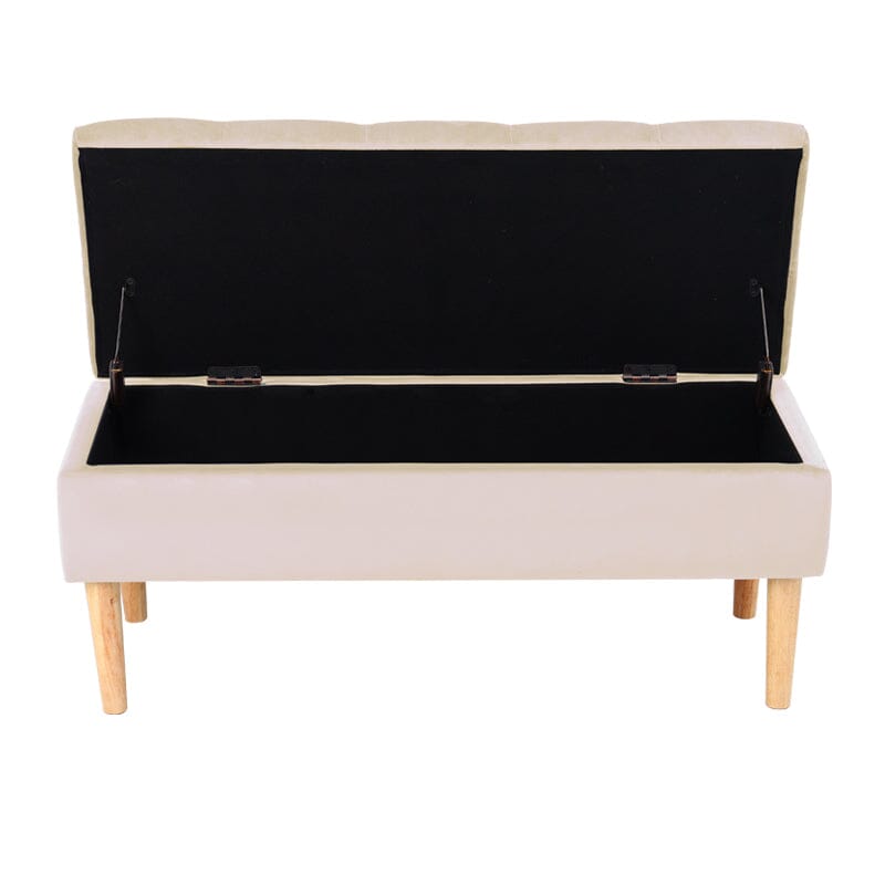 100cm Velvet Upholstered Storage Bench