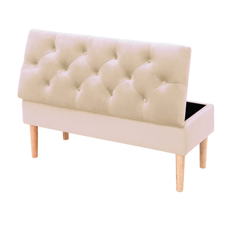 100cm Velvet Upholstered Storage Bench