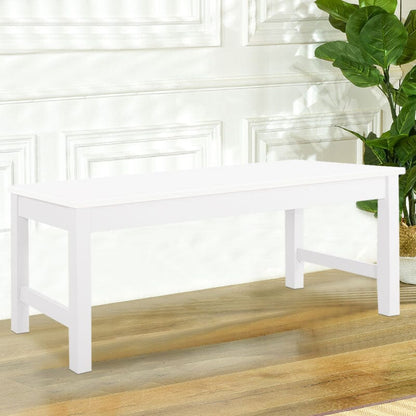 Pine Bench All White