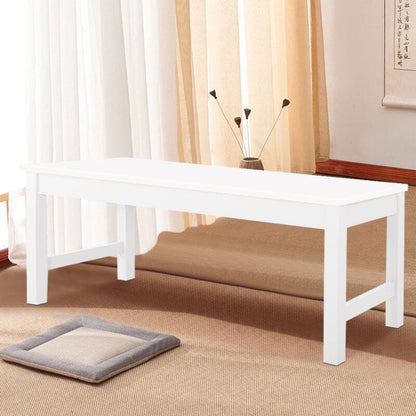 Pine Bench All White