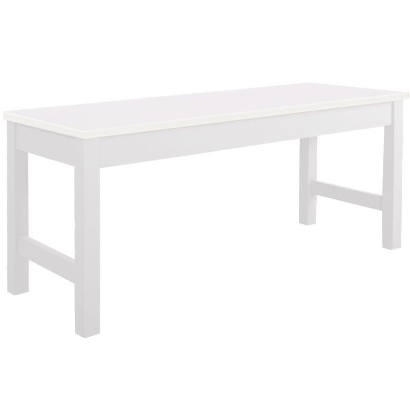 Pine Bench All White