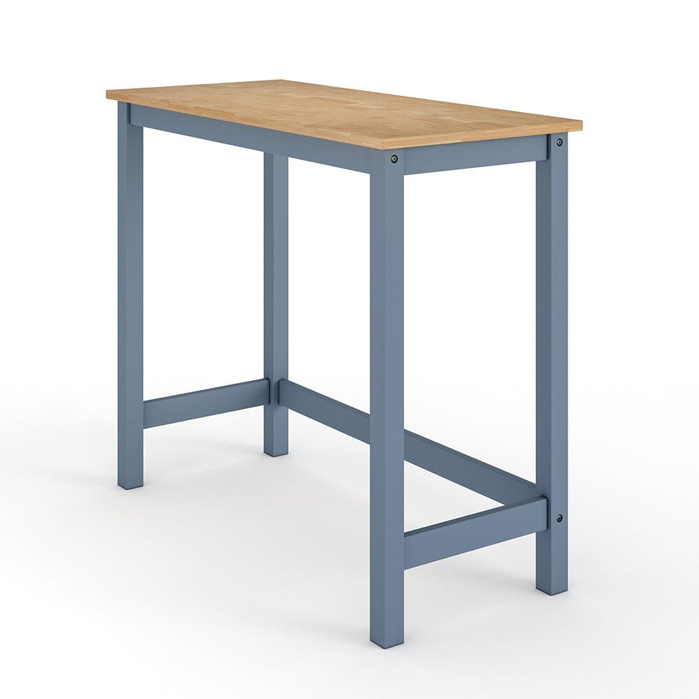 Solid Wood Pine Dining Set with 2 X Shaped Chairs Grey