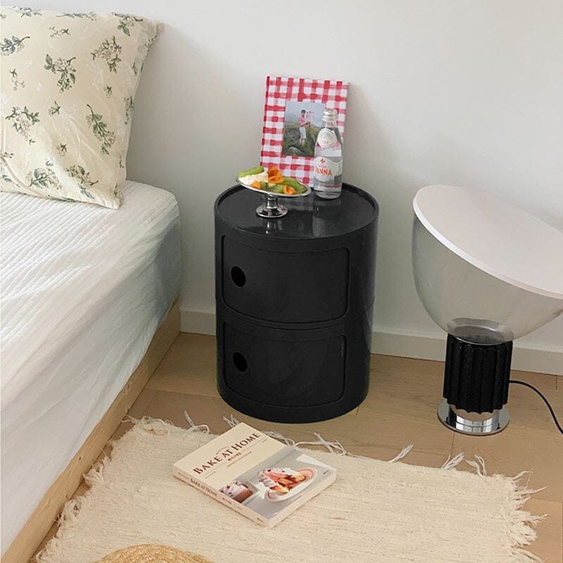 Componibili Round Storage Unit with 2 Drawers