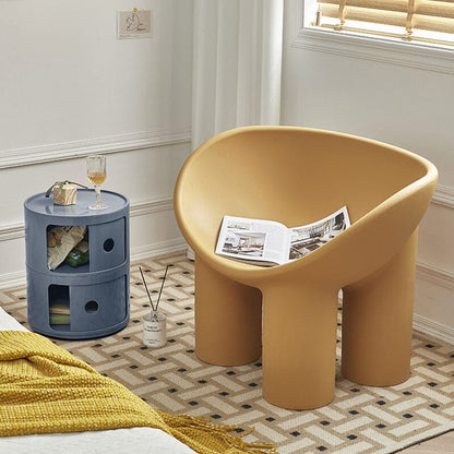 Componibili Round Storage Unit with 2 Drawers