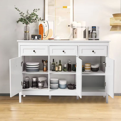 Classic White Large Storage Cabinet