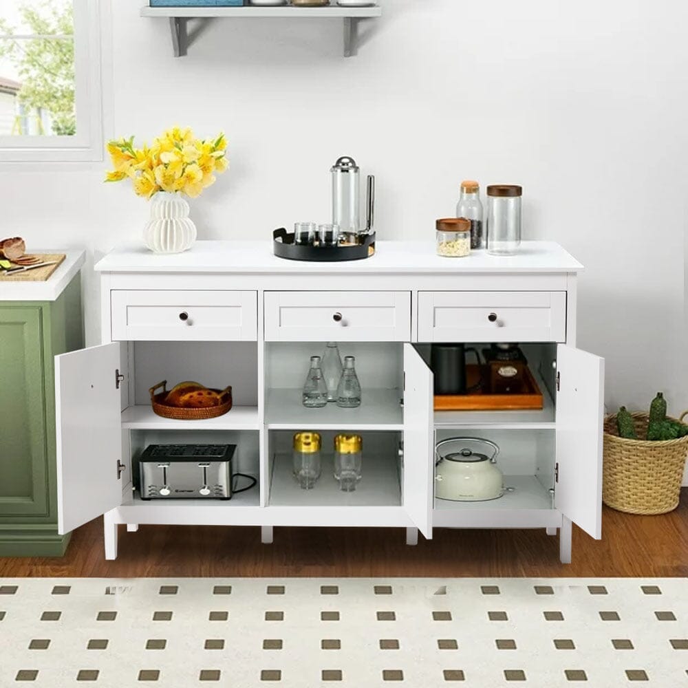 Classic White Large Storage Cabinet