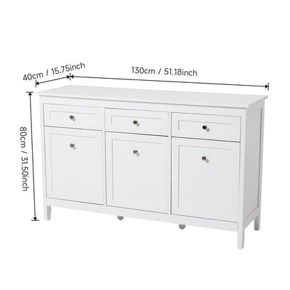 Classic White Large Storage Cabinet