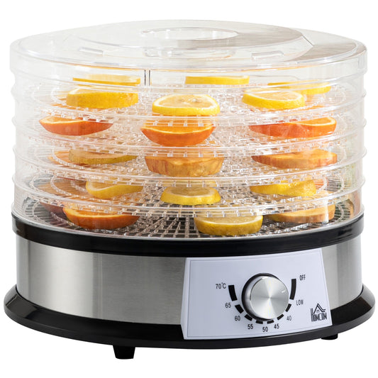 HOMCOM 40-70_ Five-Tray Food Dehydrator