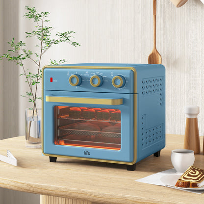 HOMCOM 20L 90-230√¢‚Äû∆í Mini Electric Oven - Blue
