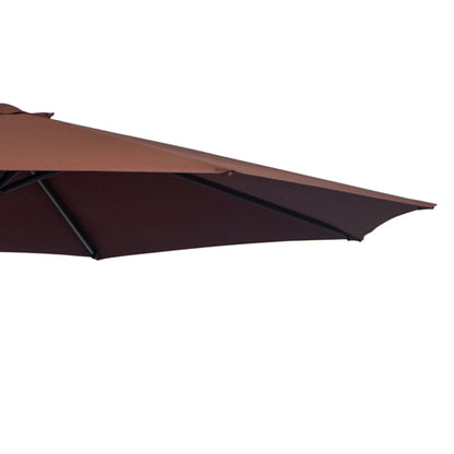 Outsunny 3m Parasol wiszący Parasol-kawowy
