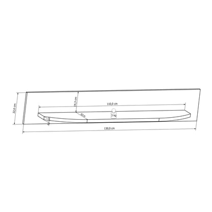 Rondo 70 Shelf 130cm