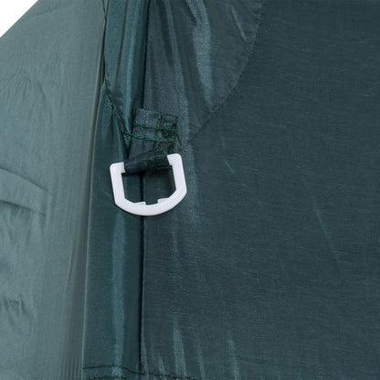 Outsunny 3 M x 3 M Base/ 2.5 M x 2.5 M Top Pop Up Gazebo with Carry Bag, Height Adjustable Slant Leg Party Tent Instant Event Shelter for Garden, Patio, Green