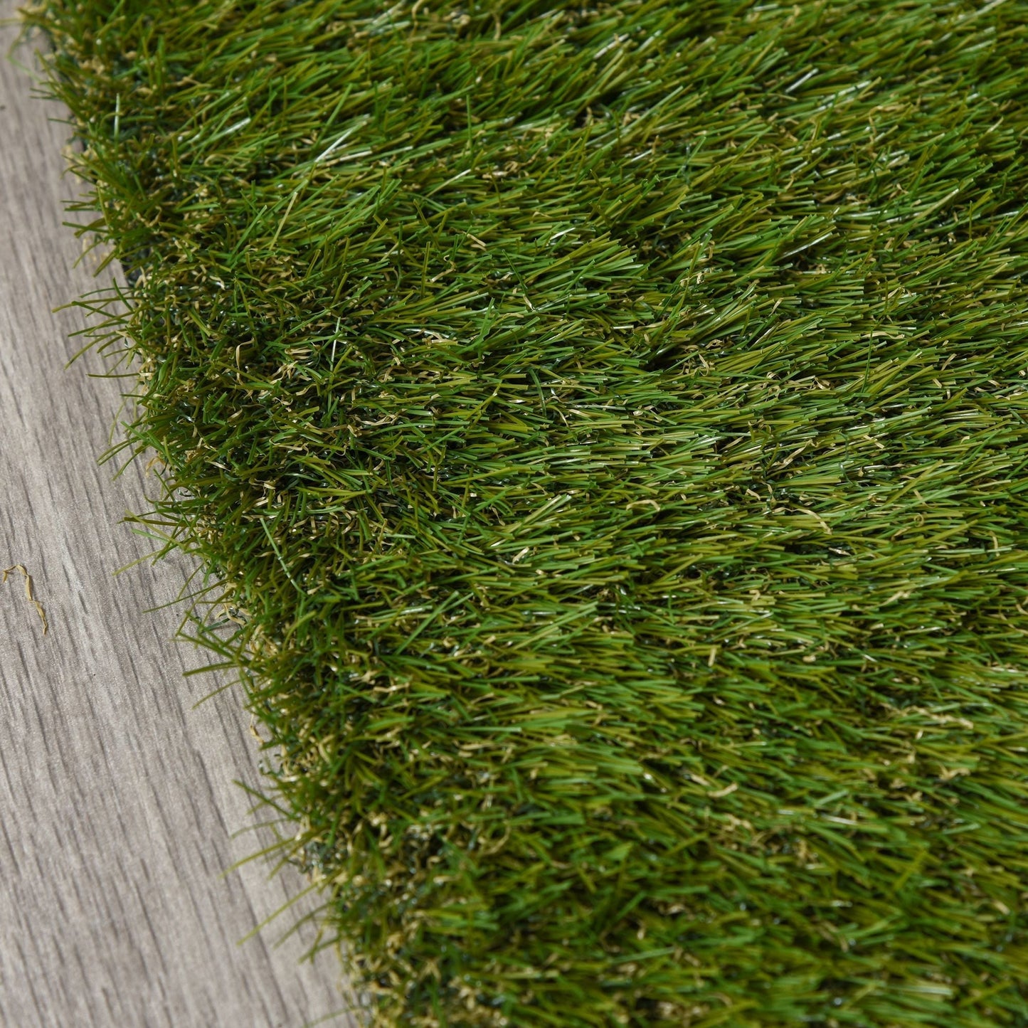 4 x 1m Artificial Grass Turf with 30mm Pile Height Non-toxic Drainage Holes