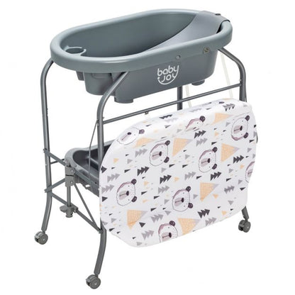2-in-1 Baby Change Table with Bath Tub