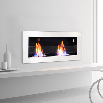 Smallbee Stainless Steel Wall Mount Bioethanol Fireplace Insert