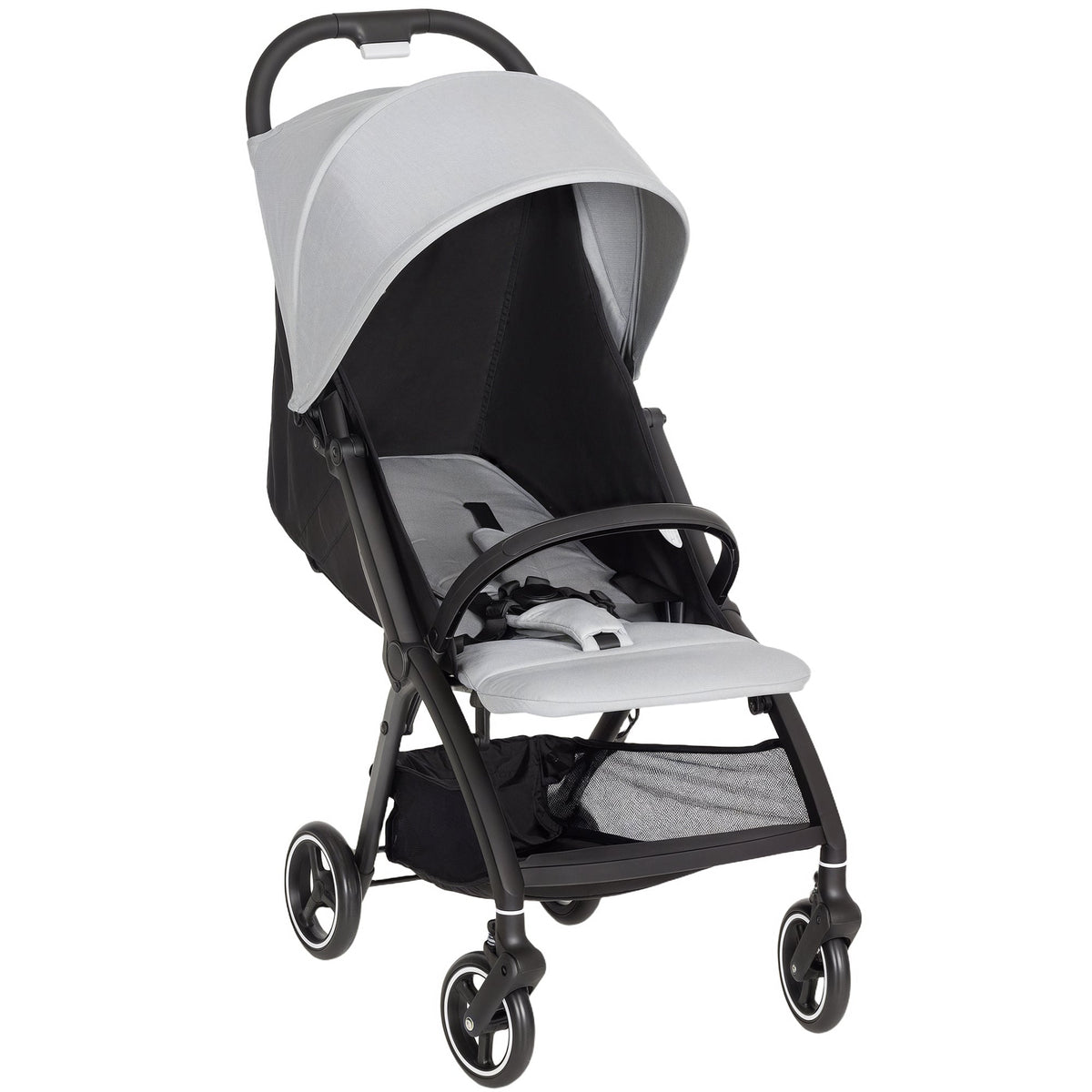 AIYAPLAY Travel Stroller in Light Grey