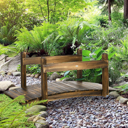 5FT Wooden Garden Bridge