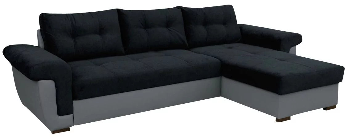 Amby Fabric Corner Sofa Bed