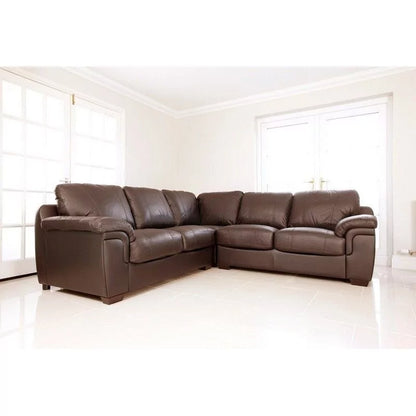 Amy Leather Corner Sofa Suite in 3 Colours