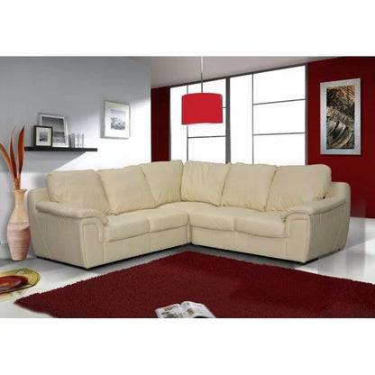 Amy Leather Corner Sofa Suite in 3 Colours