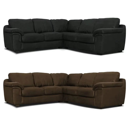 Amy Leather Corner Sofa Suite in 3 Colours