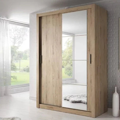 Artimas VI - 2 Sliding Door Wardrobe 120cm - Oak Shetland