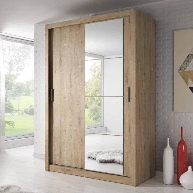 Artimas VI - 2 Sliding Door Wardrobe 120cm - Oak Shetland