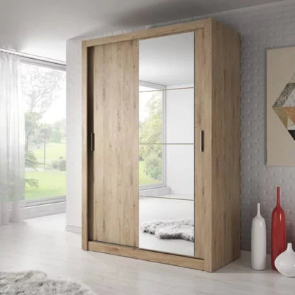 Artimas VI - 2 Sliding Door Wardrobe 120cm - Oak Shetland