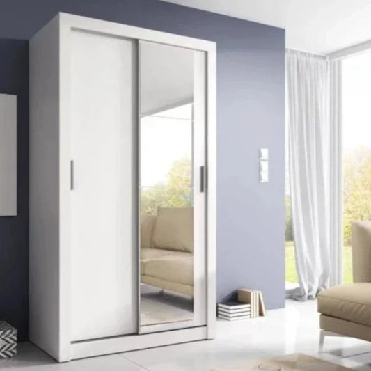 Artimas VI - 2 Sliding Door Wardrobe 120cm - White Matt