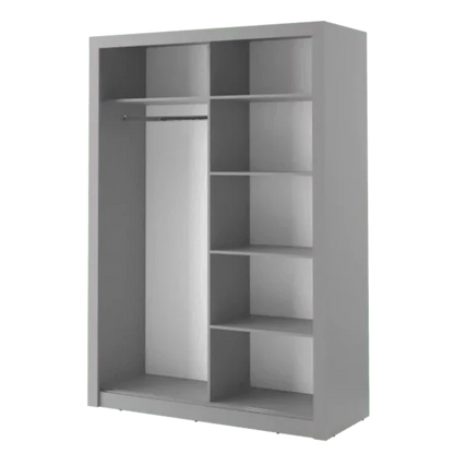 Artimas IV Sliding Door Wardrobe 150cm - Grey Matt