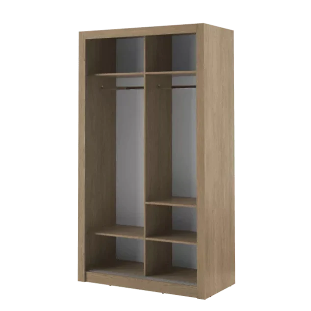 Artimas VI - 2 Sliding Door Wardrobe 120cm - Oak Shetland