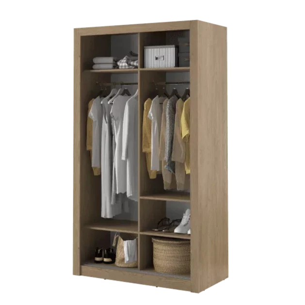 Artimas VI - 2 Sliding Door Wardrobe 120cm - Oak Shetland