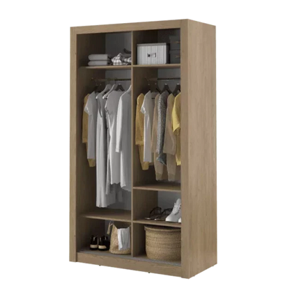 Artimas VI - 2 Sliding Door Wardrobe 120cm - Oak Shetland