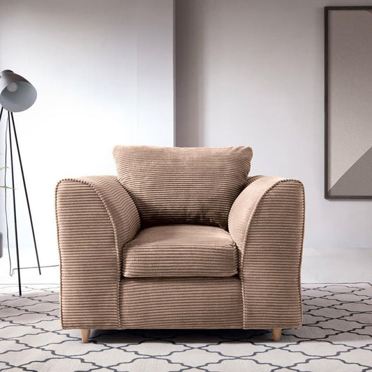 Jill Jumbo Armchair - Brown