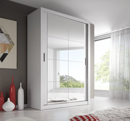 Artimas19 - 2 Sliding Door Wardrobe 120cm - White Matt