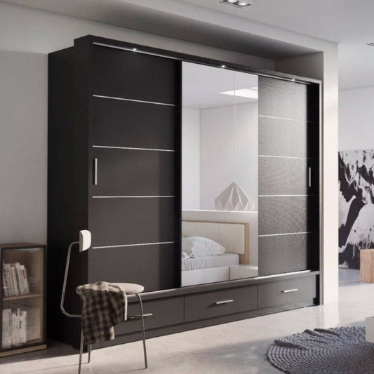 Arti 1 - 3 Sliding Door Wardrobe 250cm