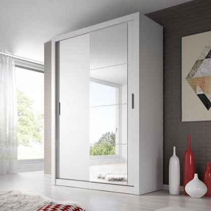 Tourville 2 Door Sliding Wardrobe 150cm - 3 Colours