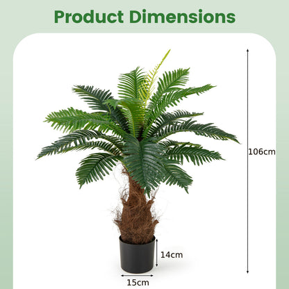 Artificial Cycas Tree 106 CM Palm Paradise Plant-1 Pack