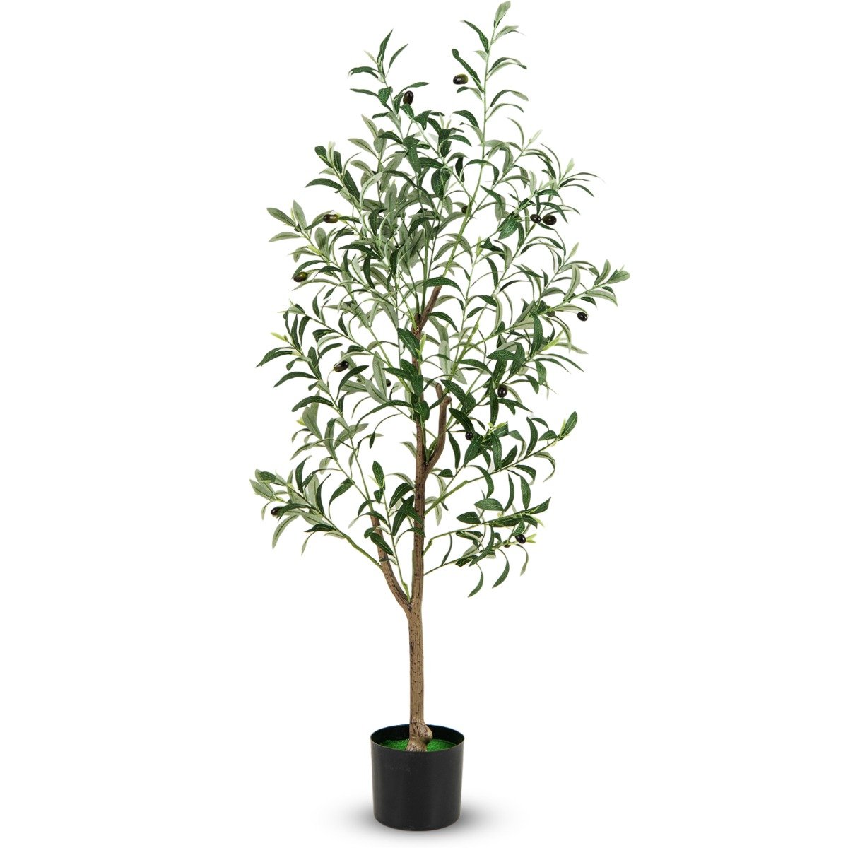130cm Tall Artificial Olive Tree with Realistic Fruits-1 Pack