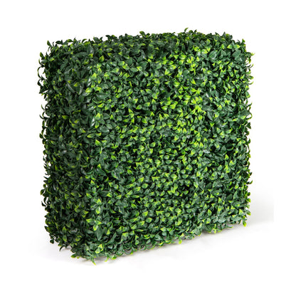 Artificial Plant Wall with Realistic Gardenia Leaves and Aluminum Tubes